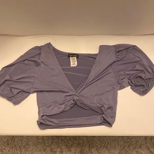 Top Chic cut out lavender top